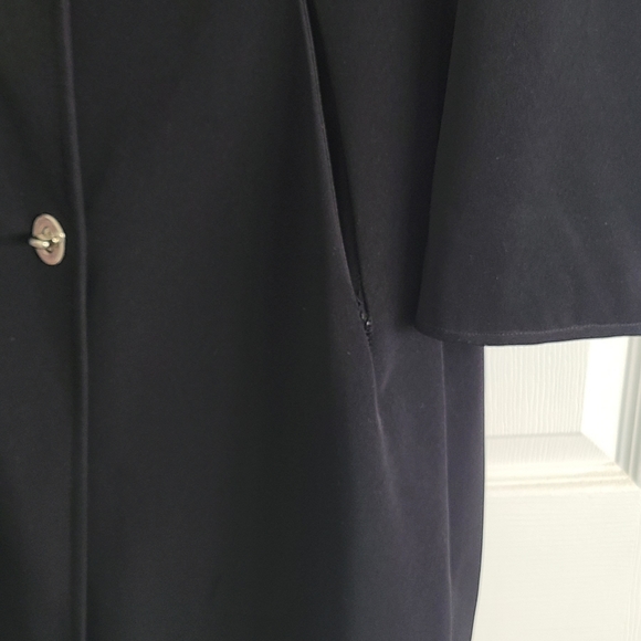 Anne Klein Black 3/4 legnth Coat - Picture 8 of 8